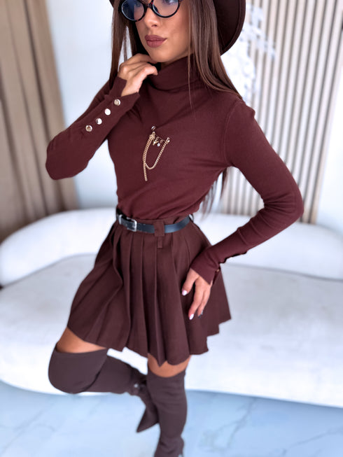 Водолазка с кнопками "CHANCE W2411" - CHOCO
